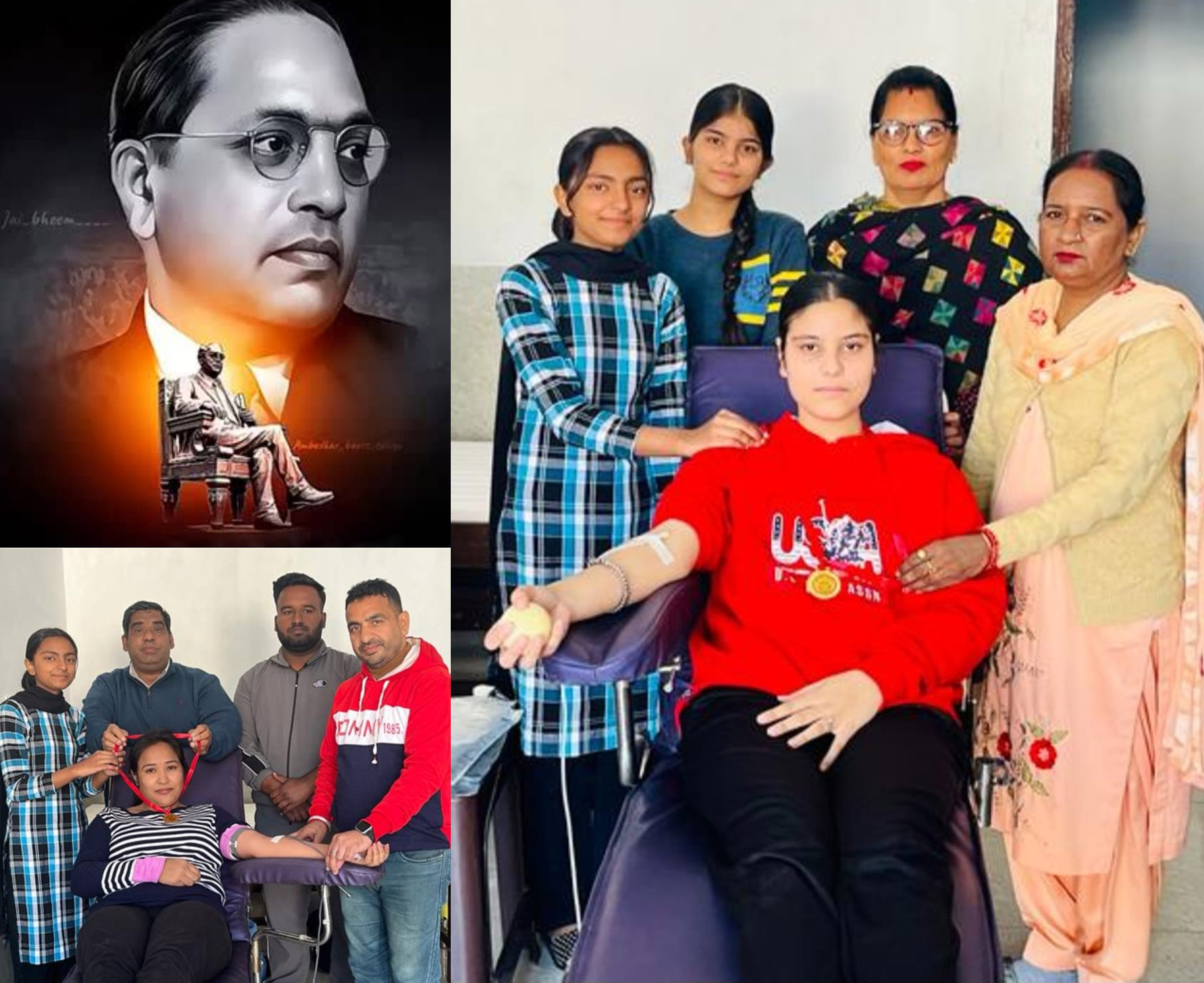 Satguru Niranjan Das Trust Village Jandoli in collaboration with IMA Blood Bank Hoshiarpur organized 6th Blood Donation Camp